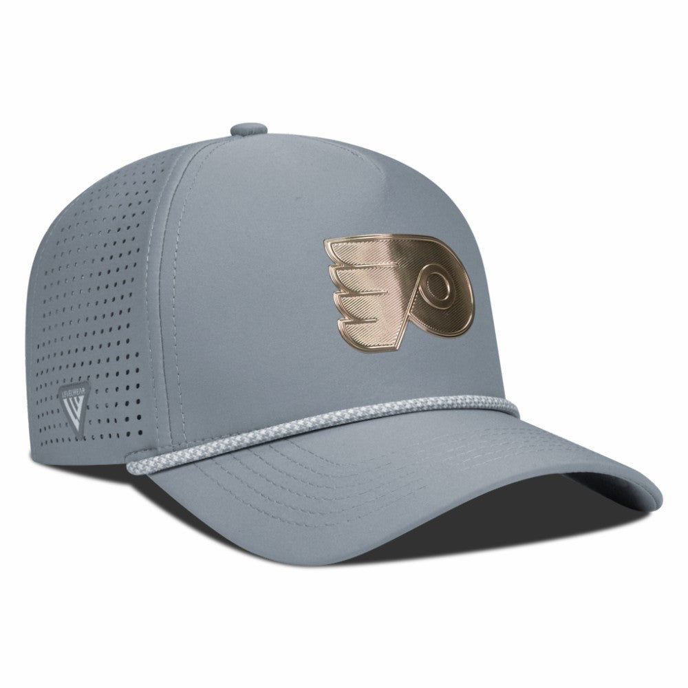 Philadelphia Flyers - Levelwear Gordon Copper Insignia Vented Adjustable Hat Gray