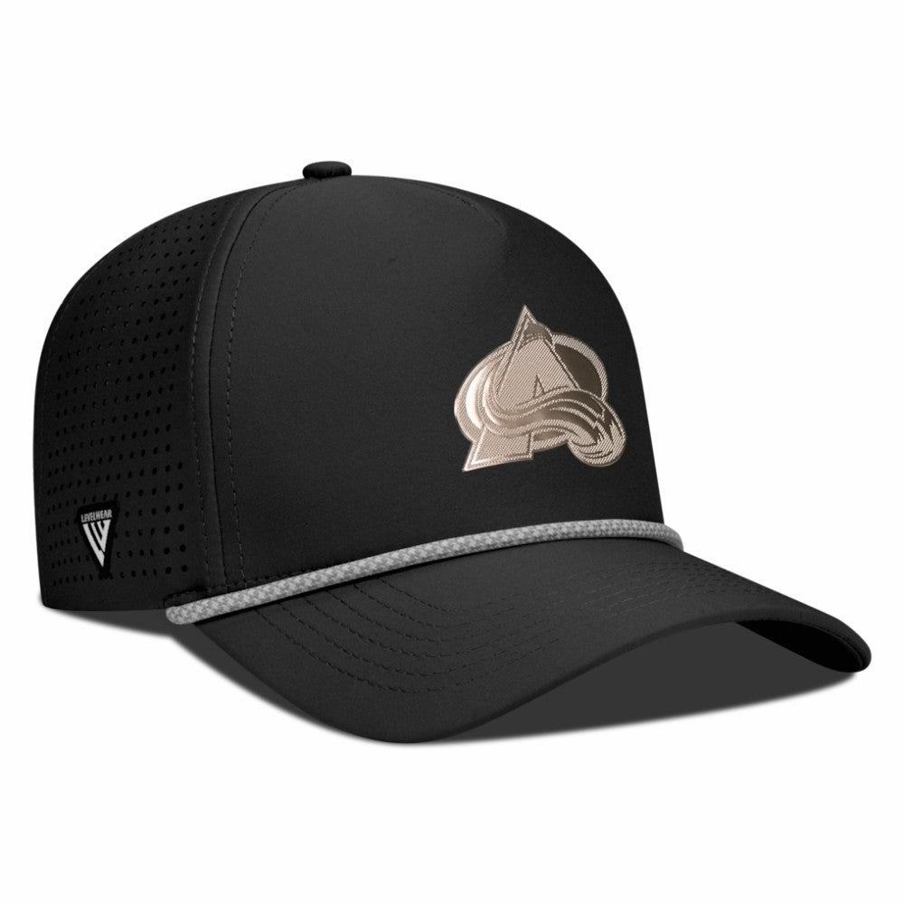 Colorado Avalanche - Levelwear Gordon Copper Insignia Vented Adjustable Hat Black