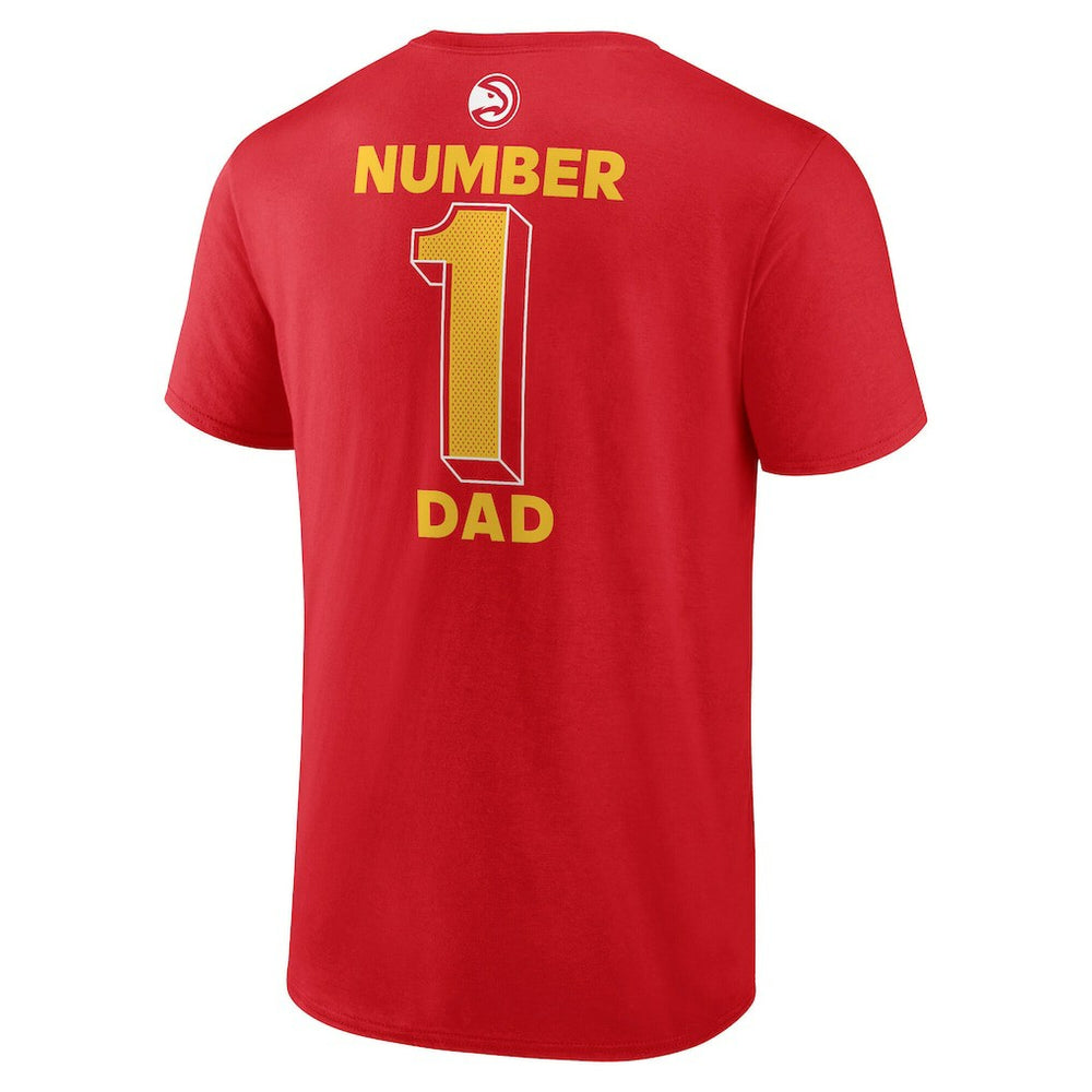 NBA - Atlanta Hawks #1 Dad Jersey T-Shirt - Red