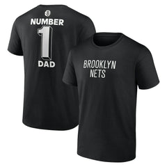 NBA - Brooklyn Nets #1 Dad Jersey T-Shirt - Black