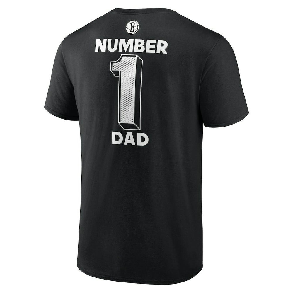 NBA - Brooklyn Nets #1 Dad Jersey T-Shirt - Black