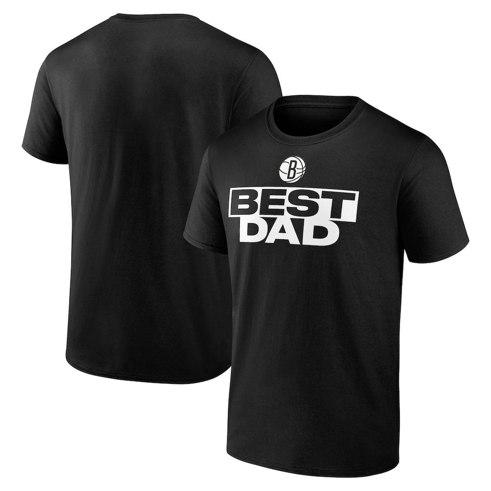 NBA - Brooklyn Nets Greatest Dad T-Shirt - Black