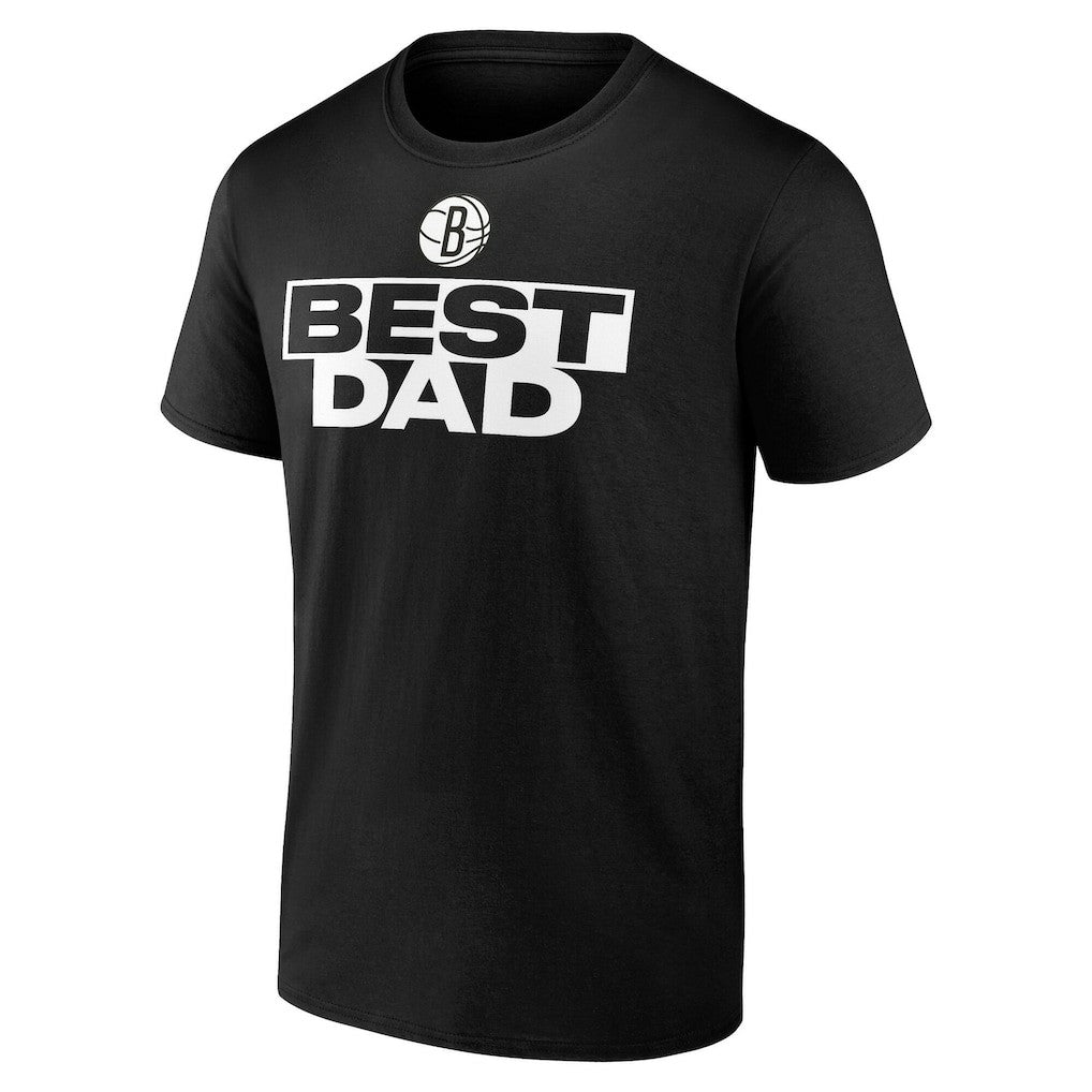 NBA - Brooklyn Nets Greatest Dad T-Shirt - Black