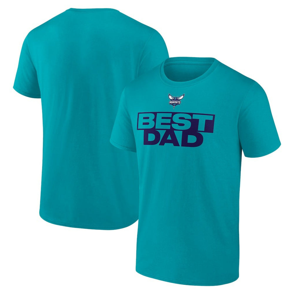 NBA - Charlotte Hornets Greatest Dad T-Shirt - Teal