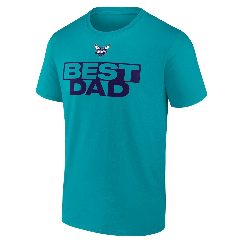 NBA - Charlotte Hornets Greatest Dad T-Shirt - Teal