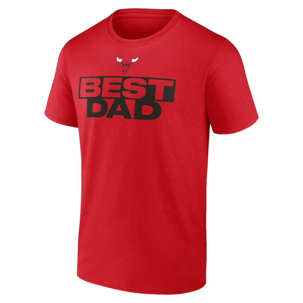 NBA - Chicago Bulls Greatest Dad T-Shirt - Red