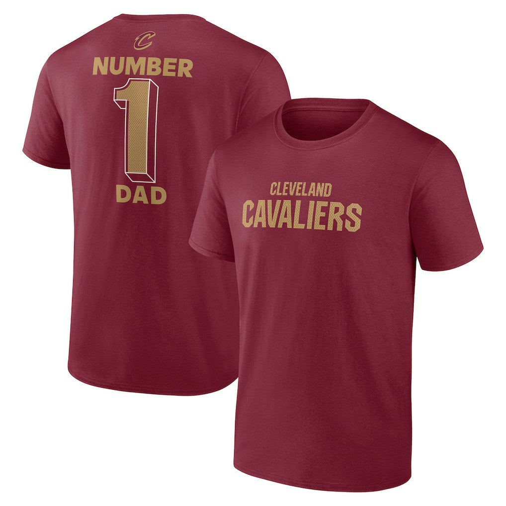 NBA - Cleveland Cavaliers #1 Dad Jersey T-Shirt - Wine