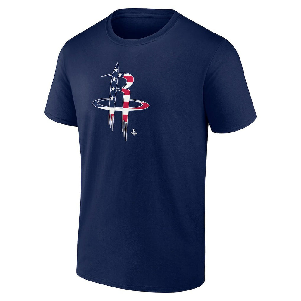 NBA - Houston Rockets Flag Logo T-Shirt - Navy
