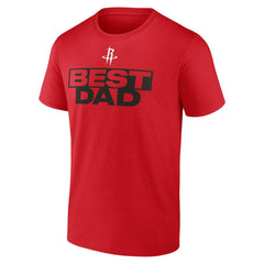 NBA - Houston Rockets Greatest Dad T-Shirt - Red
