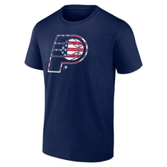 NBA - Indiana Pacers Flag Logo T-Shirt - Navy