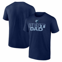 NBA - Memphis Grizzlies Greatest Dad T-Shirt - Navy