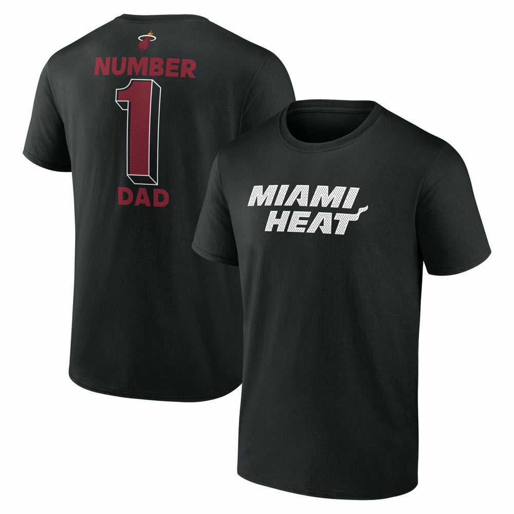 NBA - Miami Heat #1 Dad Jersey T-Shirt - Black