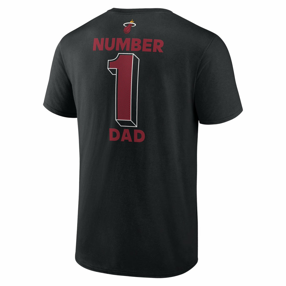 NBA - Miami Heat #1 Dad Jersey T-Shirt - Black