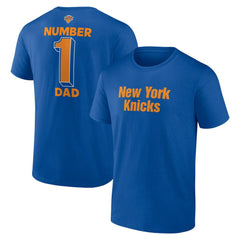 NBA - New York Knicks #1 Dad Jersey T-Shirt - Blue
