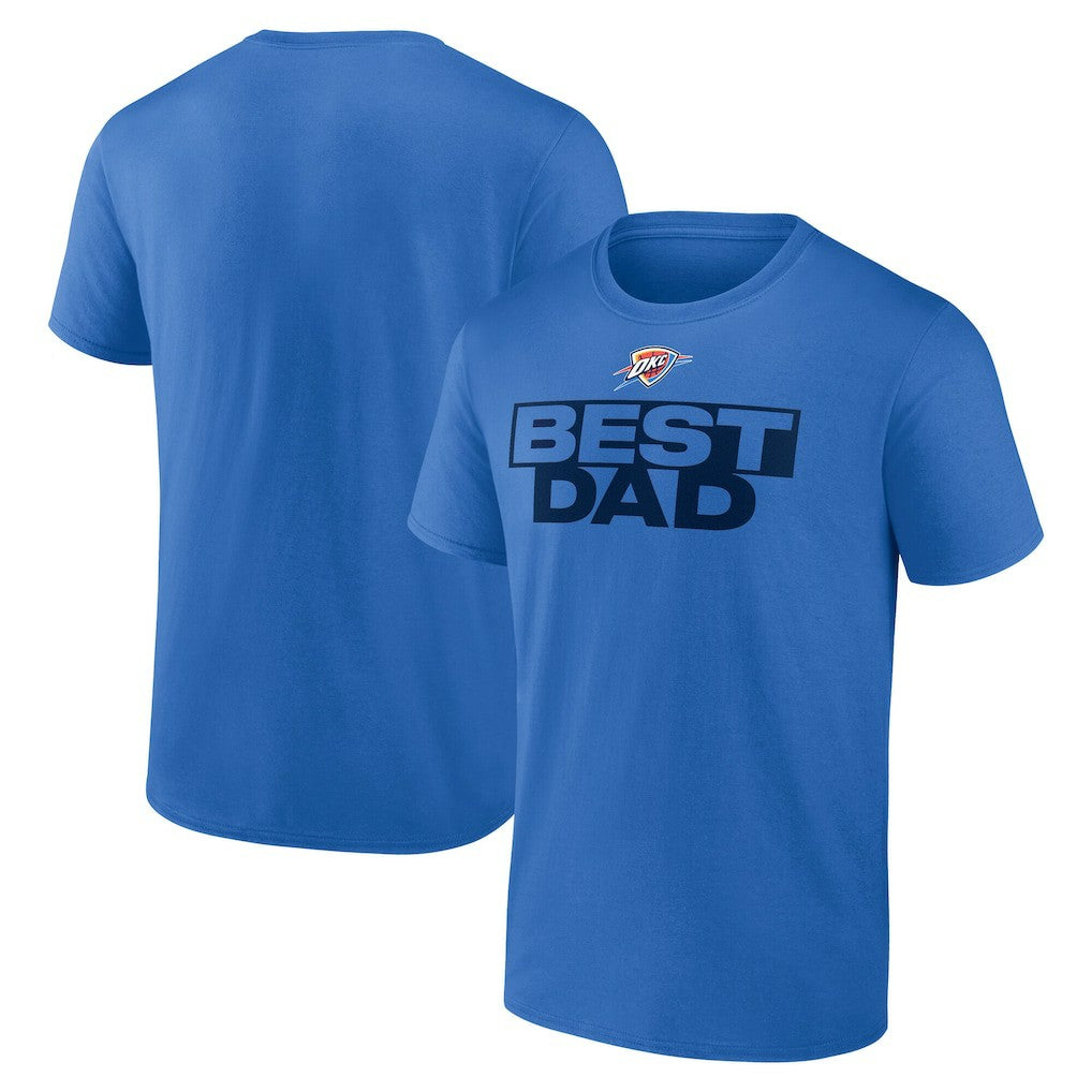 NBA - Oklahoma City Thunder Greatest Dad T-Shirt - Blue