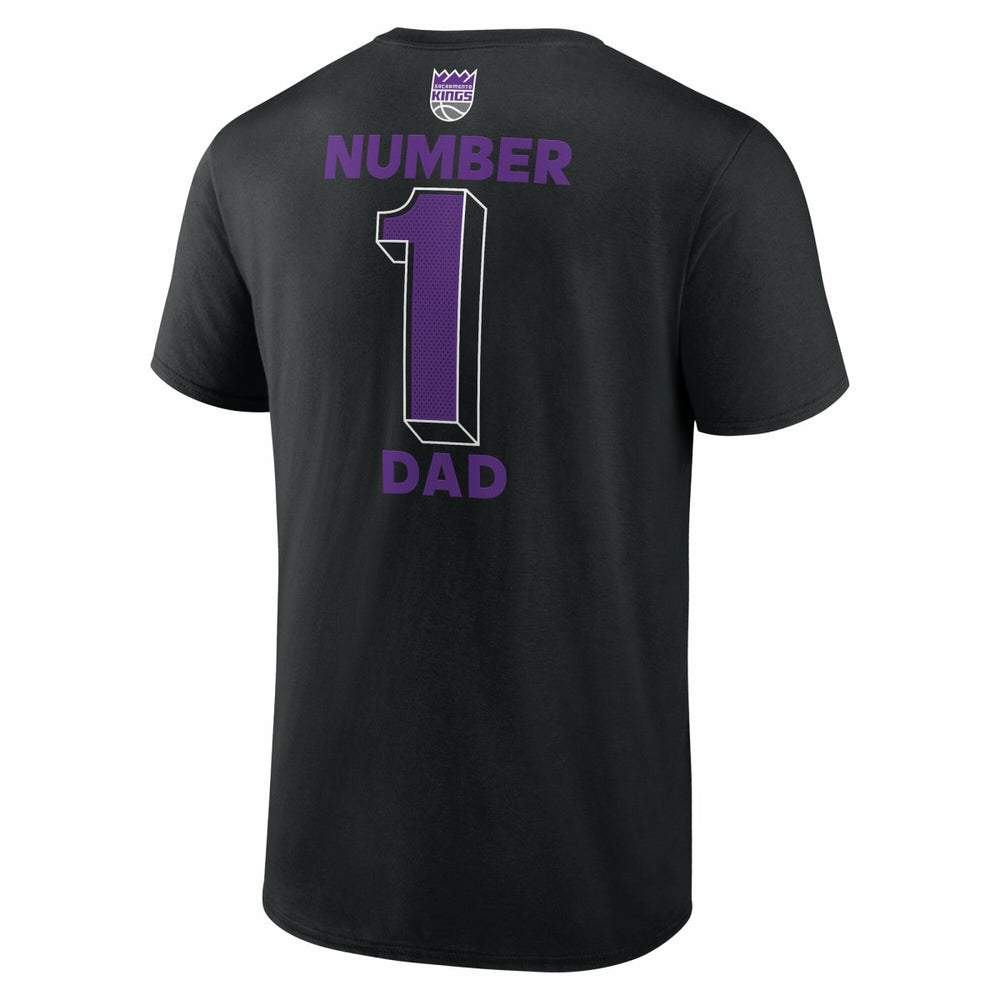 NBA - Sacramento Kings #1 Dad Jersey T-Shirt - Black