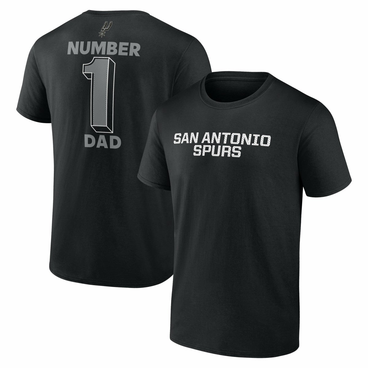 NBA - San Antonio Spurs #1 Dad Jersey T-Shirt - Black