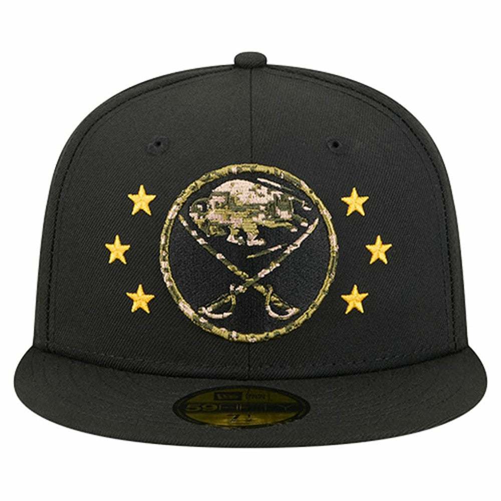 Buffalo Sabres - New Era Military Appreciation Digital Camo Stars 59FIFTY Fitted Hat Black