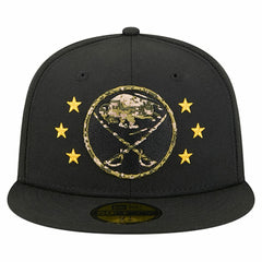 Buffalo Sabres - New Era Military Appreciation Digital Camo Stars 59FIFTY Fitted Hat Black