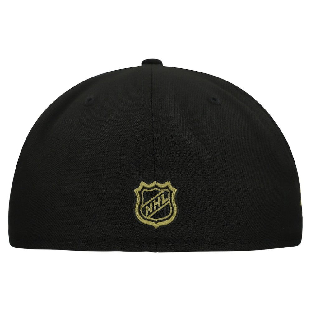 Chicago Blackhawks New Era Military Appreciation Digital Camo Stars 59FIFTY Fitted Hat Black