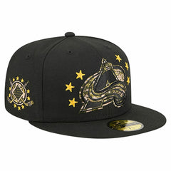 Colorado Avalanche - New Era Military Appreciation Digital Camo Stars 59FIFTY Fitted Hat Black