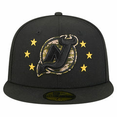 New Jersey Devils - New Era Military Appreciation Digital Camo Stars 59FIFTY Fitted Hat Black