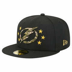 Tampa Bay Lightning - New Era Military Appreciation Digital Camo Stars 59FIFTY Fitted Hat Black