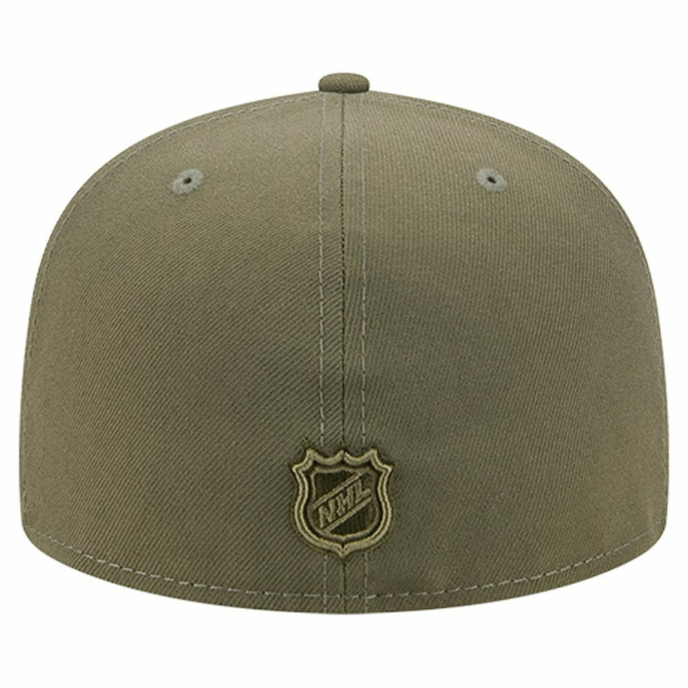 Washington Capitals New Era Military Appreciation Flag 59FIFTY Fitted Hat Olive