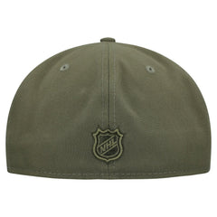 Detroit Red Wings - New Era Military Appreciation Flag 59FIFTY Fitted Hat Olive