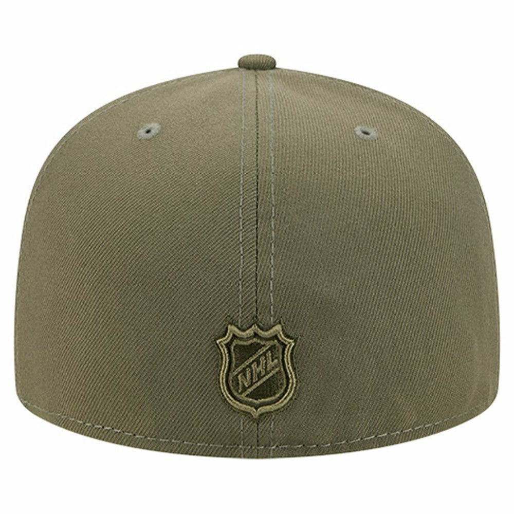 New Jersey Devils - New Era Military Appreciation Flag 59FIFTY Fitted Hat Olive