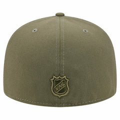 New Jersey Devils - New Era Military Appreciation Flag 59FIFTY Fitted Hat Olive