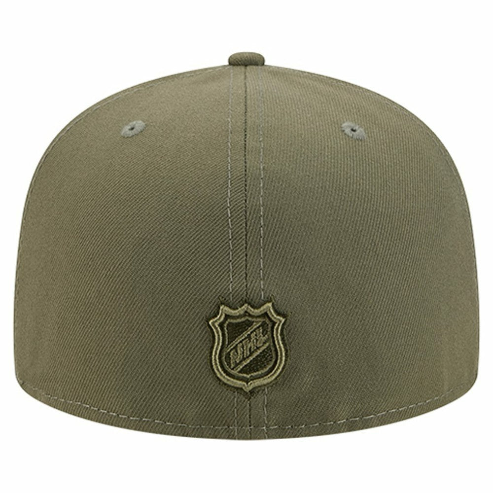 Tampa Bay Lightning - New Era Military Appreciation Flag 59FIFTY Fitted Hat Olive
