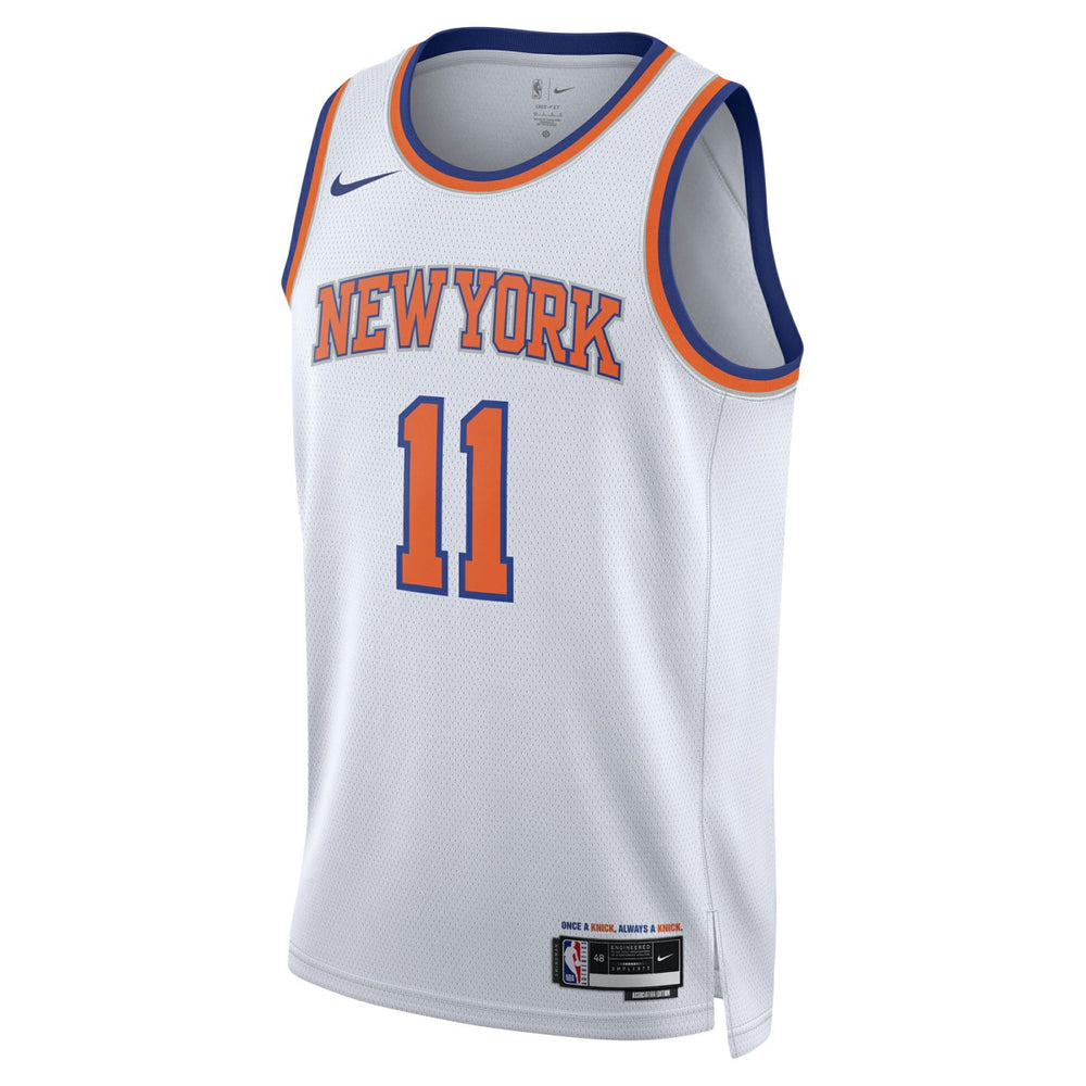 Nike - Jalen Brunson New York Knicks Unisex Swingman Jersey - Association Edition - White