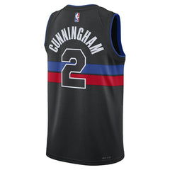Nike - Cade Cunningham Detroit Pistons Unisex Swingman Jersey - Statement Editi- Black