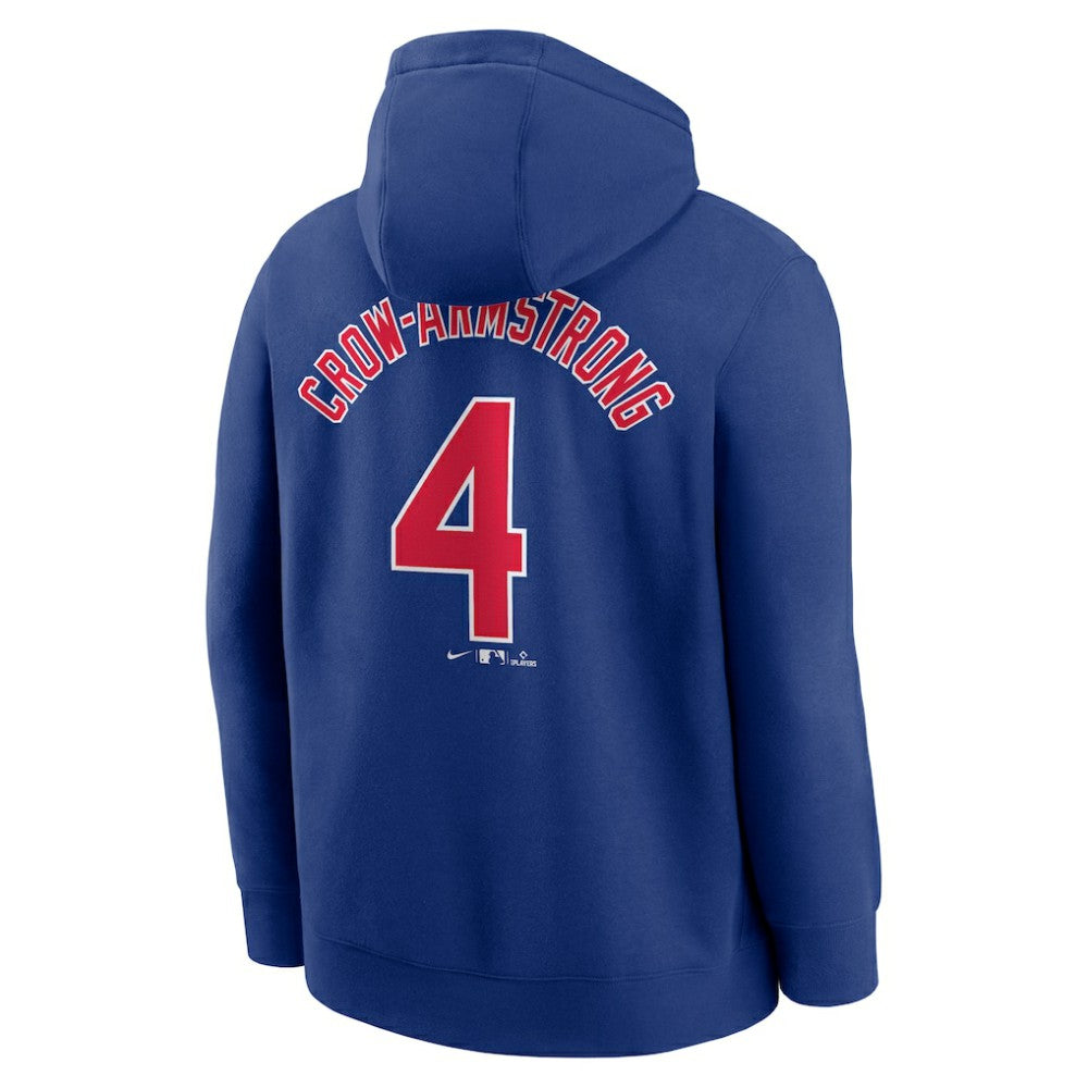 Pete Crow-Armstrong Chicago Cubs Nike Player Name & Number Club Fleece Pullover Hoodie for sale