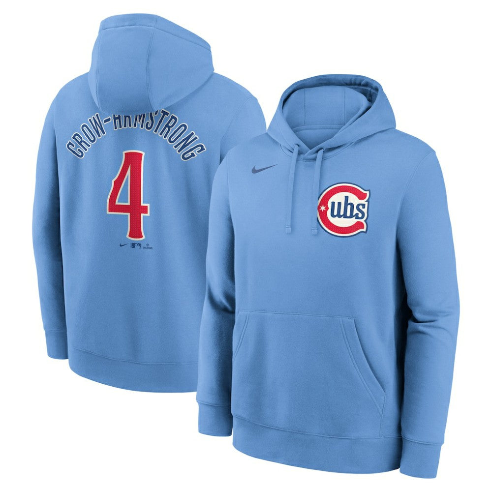 Pete Crow-Armstrong Chicago Cubs Nike Player Name & Number Club Fleece Pullover Hoodie for sale