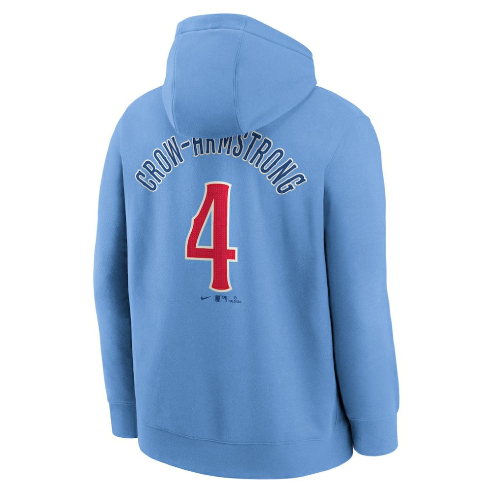 Pete Crow-Armstrong Chicago Cubs Nike Player Name & Number Club Fleece Pullover Hoodie for sale