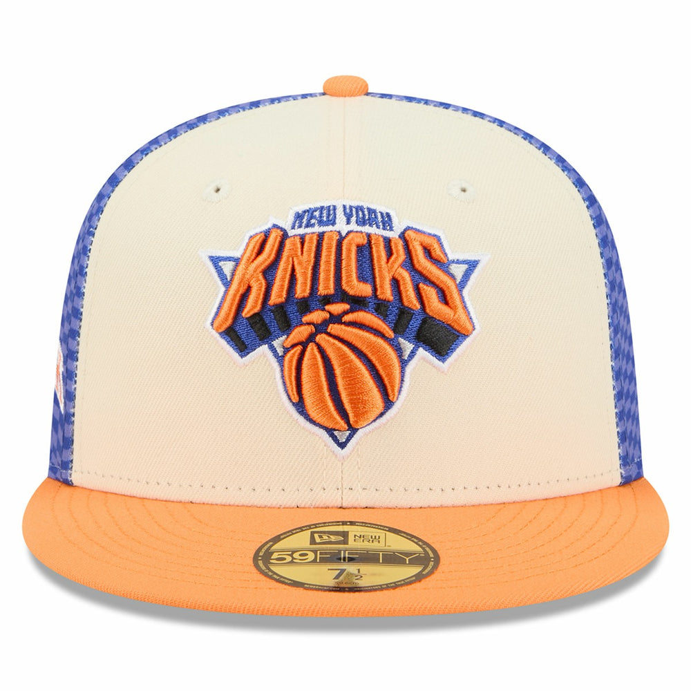New Era - New York Knicks 2025/26 City Edition Alternate 59FIFTY Fitted Hat - Cream