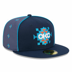 New Era - Oklahoma City Thunder 2025/26 City Edition Alternate 59FIFTY Fitted Hat - Navy