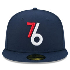 New Era - Philadelphia 76ers 2025/26 City Edition Alternate 59FIFTY Fitted Hat - Navy