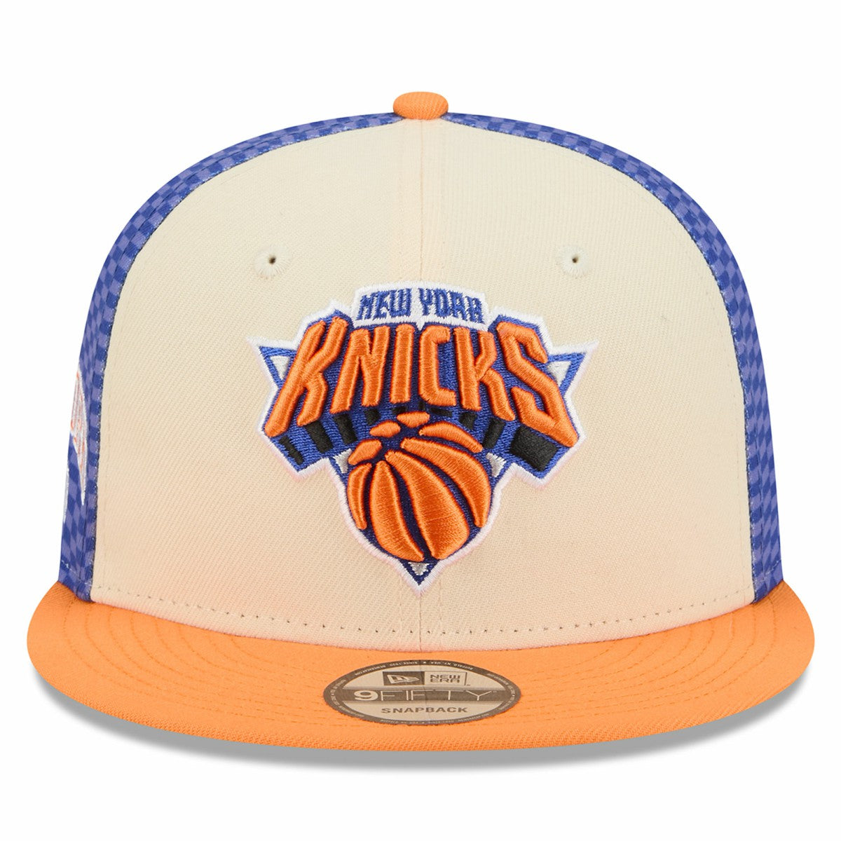 New Era - New York Knicks 2025/26 City Edition Alternate 9FIFTY Snapback Hat - Cream
