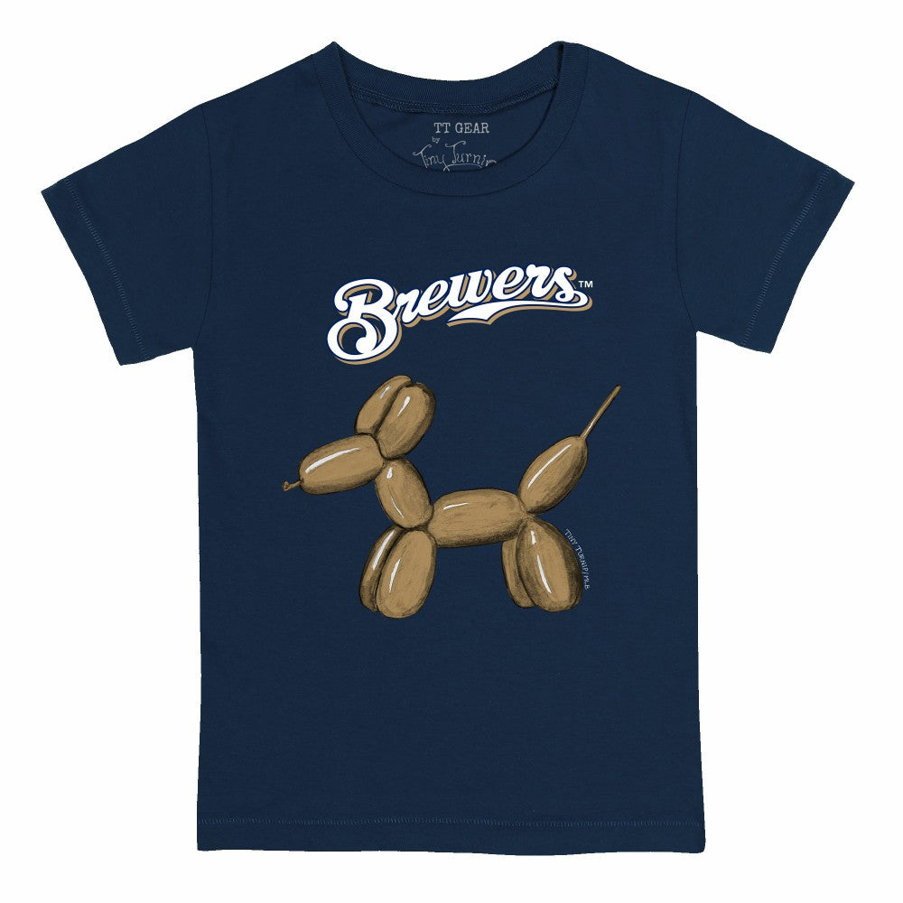 Milwaukee Brewers Tiny Turnip Youth Balloon Dog T-Shirt Clearance
