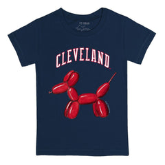 Cleveland Guardians Tiny Turnip Youth Balloon Dog T-Shirt Lifestyle