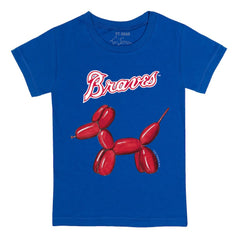 Atlanta Braves Tiny Turnip Youth Balloon Dog T-Shirt On Sale