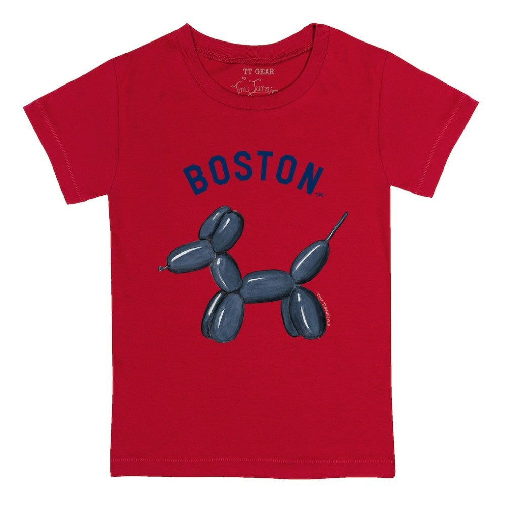 Boston Red Sox Tiny Turnip Youth Balloon Dog T-Shirt Lifestyle