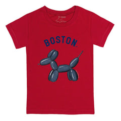 Boston Red Sox Tiny Turnip Youth Balloon Dog T-Shirt Lifestyle