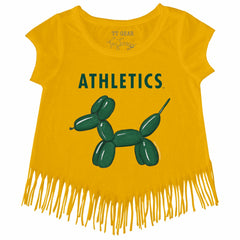 Athletics Tiny Turnip Girls Youth Balloon Dog Fringe T-Shirt On Sale
