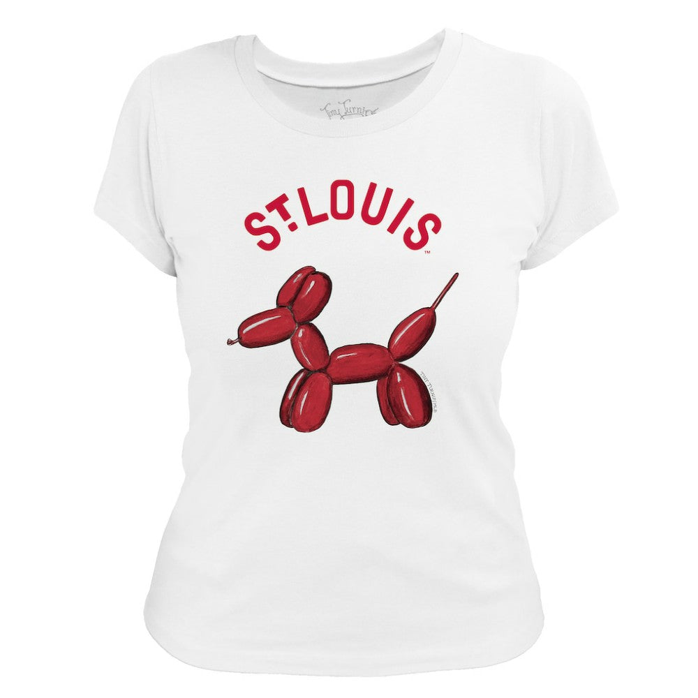 St. Louis Cardinals Tiny Turnip Women's Balloon Dog T-Shirt discount