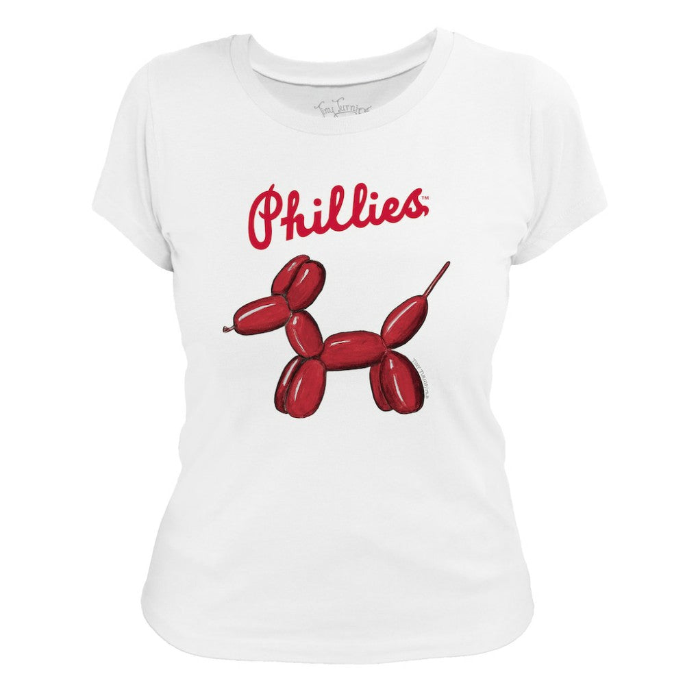 Philadelphia Phillies Tiny Turnip Women's Balloon Dog T-Shirt Online