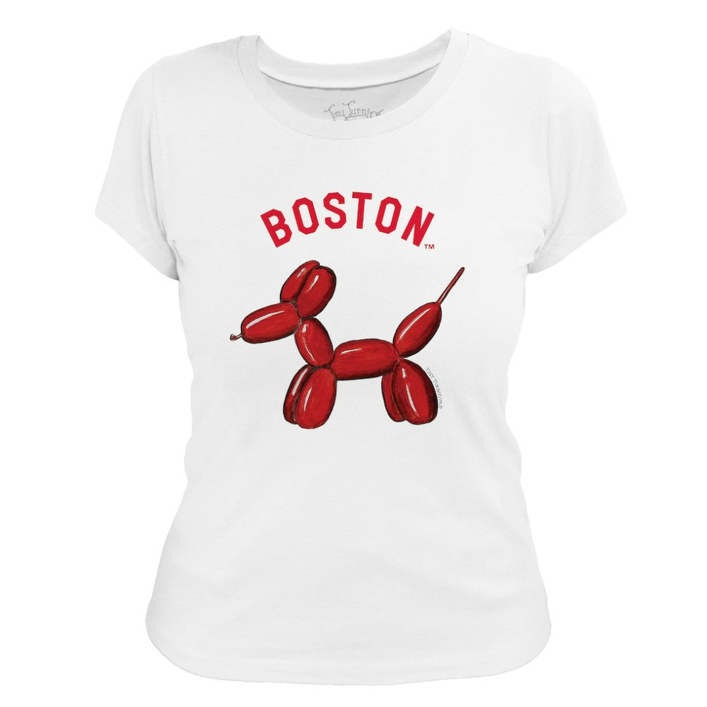 Boston Red Sox Tiny Turnip Women's Balloon Dog T-Shirt discount